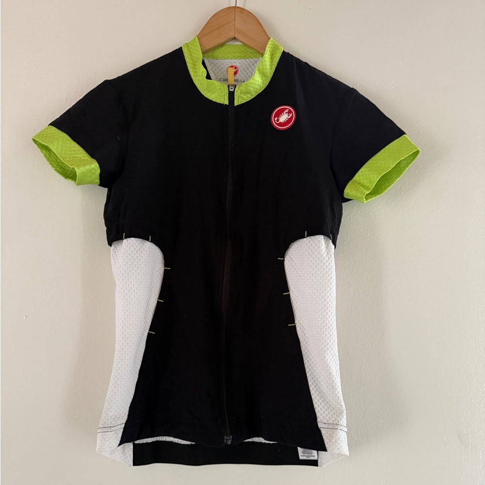 Castelli - Cycling Jersey with Green Accents